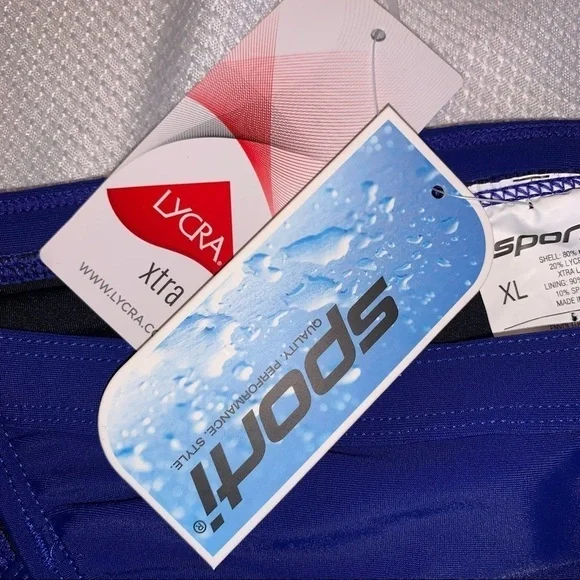 NWT Sporti Swim Bottom, Blue, sz XL - Picture 5 of 11